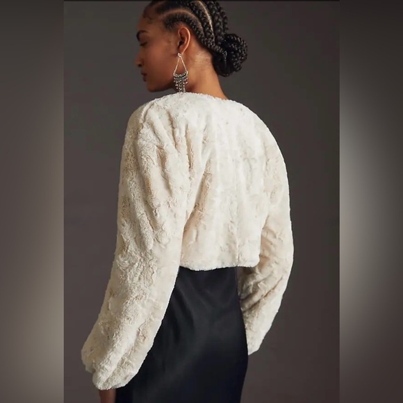 Maeve Faux Fur Shrug - Picture 5 of 13